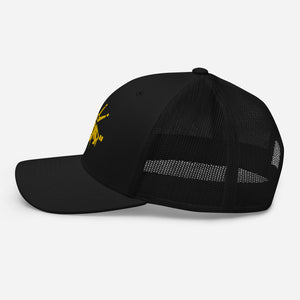 Black Trucker Cap