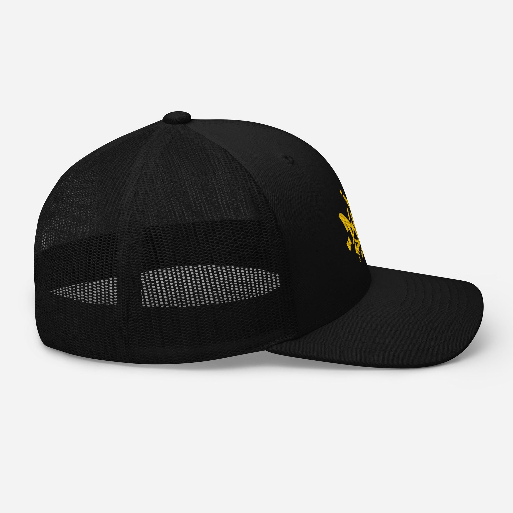 Black Trucker Cap